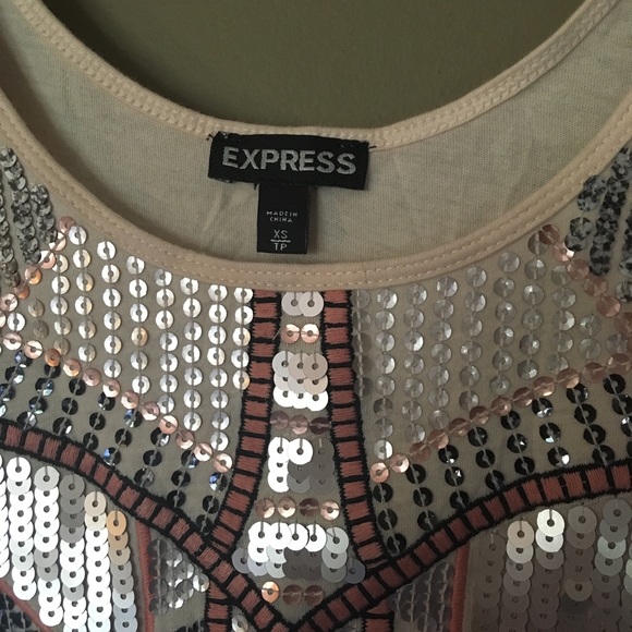 Express Sequin Top - Picture 3 of 5